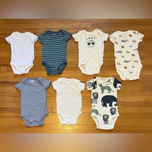 Carter’s Baby Boy Bodysuits Bundle 0-3 Months